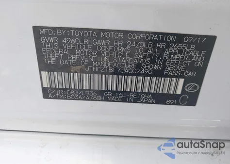 2018 Lexus Gs 350 Base/350 F Sport from USA, damaged, VIN JTHCZ1BL7JA007490